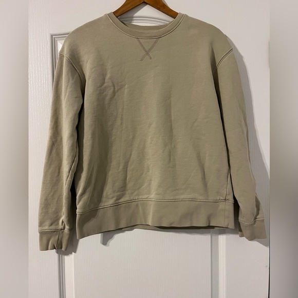 ZARA - SWEATSHIRT BEIGE - SMALL - Picture 1 of 3